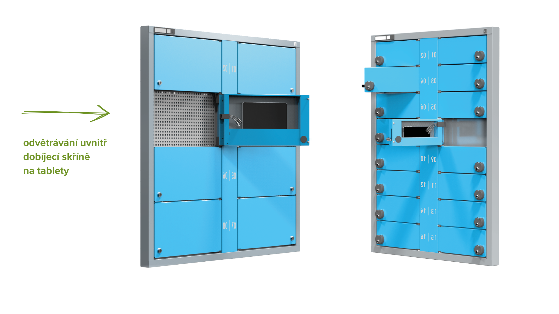 Odvětrávání dobíjecích skříní POLAK CZ