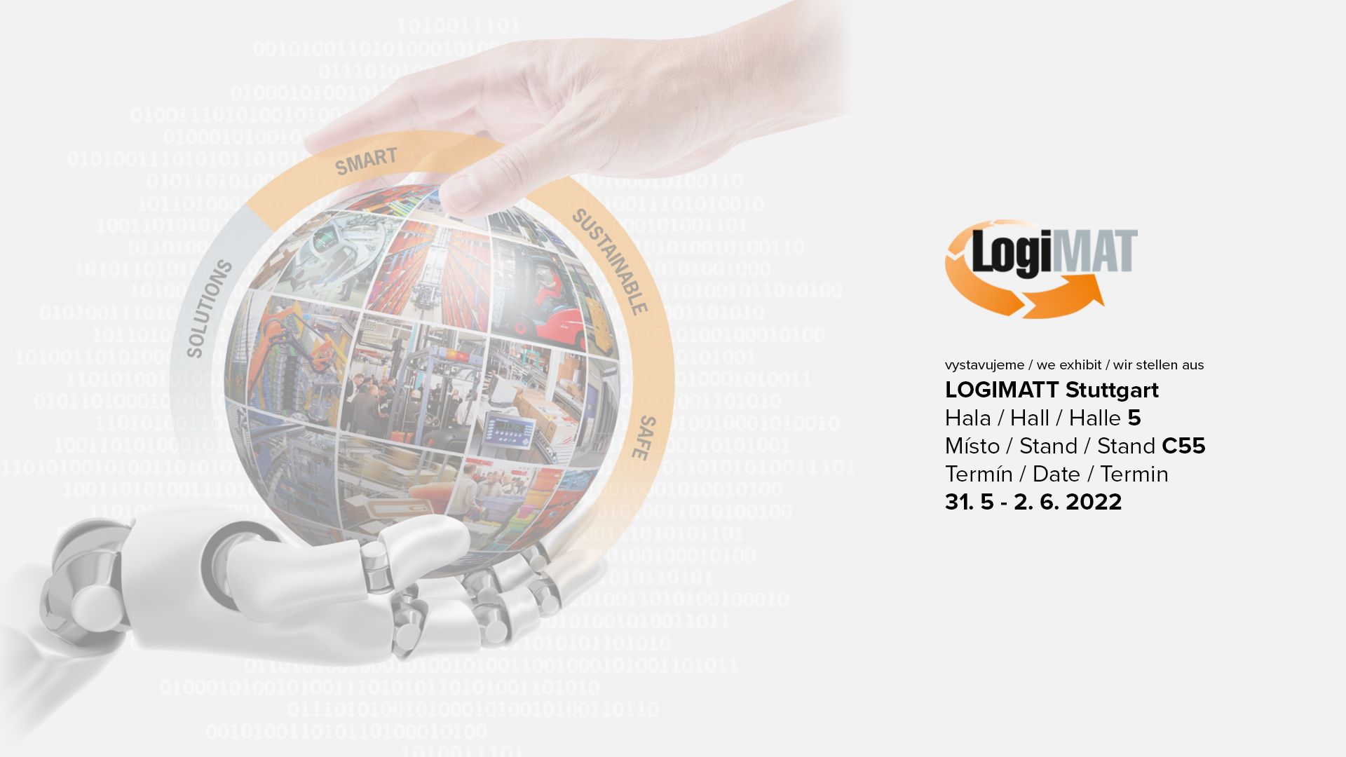 Pozvánka na mezinárodní veletrh LogiMAT 2022