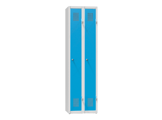 Kovová šatní skříň 2-dvířková na soklu XS82-18